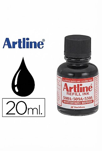 ARTLİNE ESK-50A TAHTA KALEM MÜREKKEBİ SİYAH 20ml (A-ESK-50A BLACK) - 1