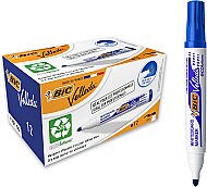 BİC 1701 VELLEDA BEYAZ TAHTA KALEMİ YUVARLAK UÇ MAVİ (904938)(525826) - BİC