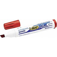 BİC 1751 VELLEDA BEYAZ TAHTA KALEMİ KESİK UÇ KIRMIZI (904948) - BİC