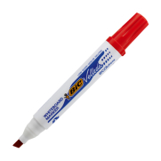 Bic 1751 Velleda Beyaz Tahta Kalemi Kesik Uç Kırmızı (904948) - BİC