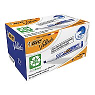 BİC 1751 VELLEDA BEYAZ TAHTA KALEMİ KESİK UÇ MAVİ (904947) - BİC