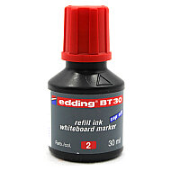 EDDİNG BT 30 TAHTA KALEM MÜREKKEBİ KIRMIZI 30ml - EDDİNG
