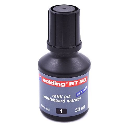 EDDİNG BT 30 TAHTA KALEM MÜREKKEBİ SİYAH 30ml - 1