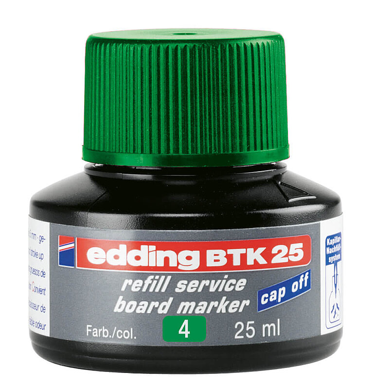 EDDİNG BTK 25 TAHTA KALEM MÜREKKEBİ YEŞİL 25ml