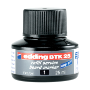 Edding E-T25 Tahta Kalem Mürekkebi Siyah 25ml - 1