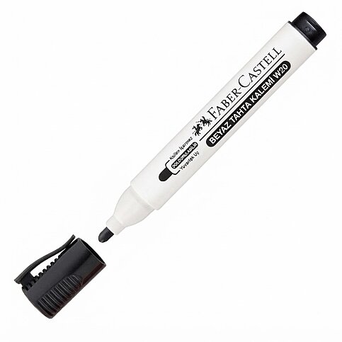 FABER-CASTELL W20 BEYAZ TAHTA KALEMİ SİYAH (5050254099) - 1