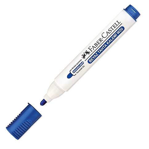 FABER-CASTELL W20 BEYAZ TAHTA KALEMİ MAVİ (5050254051) - 1