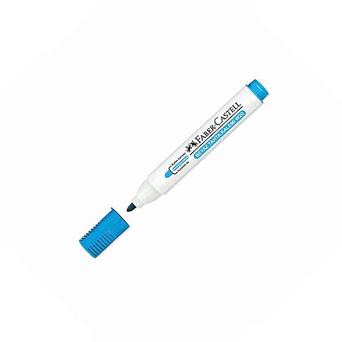 FABER-CASTELL W20 BEYAZ TAHTA KALEMİ GÖK MAVİSİ (5050254017) - 1