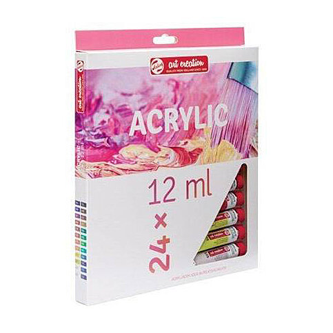 TALENS AKRİLİK BOYA 24 RENKx12ml (RT9021724M) - 1