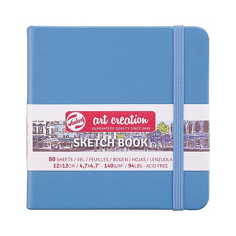 TALENS ART CREATİON ESKİZ DEFTERİ 12x12 80 YAPRAK 140gr LAKE BLUE (RT9314214M) - 1