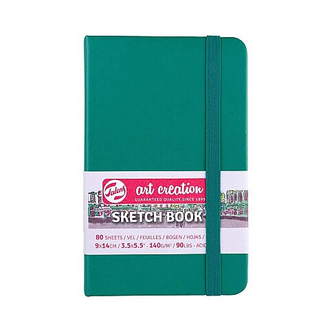 TALENS ART CREATİON ESKİZ DEFTERİ 9x14 80 YAPRAK 140gr YEŞİL (RT9314331M) - 1
