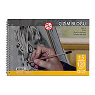 TALENS ÇİZİM BLOĞU 25x35 15 YAPRAK 120gr (T120253515) - TALENS