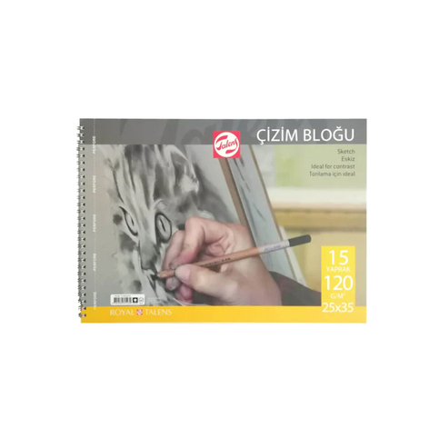 Talens Çizim Bloğu 25X35 15 Yaprak 120Gr (T120253515) - 1