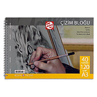TALENS ÇİZİM BLOĞU A3 40 YAPRAK 120gr (T120A34000) - TALENS