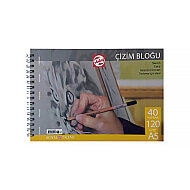 TALENS ÇİZİM BLOĞU A5 40 YAPRAK 120gr (T120A54000) - TALENS