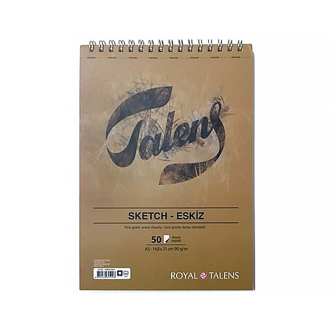 TALENS ESKİZ BLOĞU A5 50 YAPRAK 90gr (T090A550US) - 1