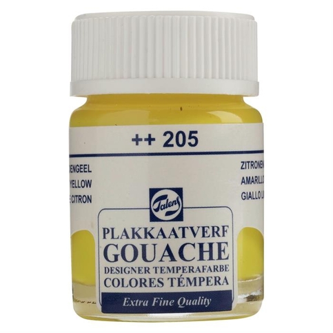 Talens Guaj Boya 205 Lemon Yellow 16Ml (08162052) - 1