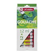 TALENS GUAJ BOYA SETİ 12 RENKx12ml (RT9021612M) - TALENS