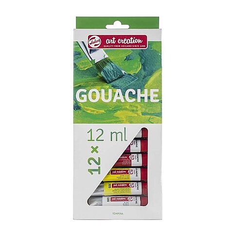 TALENS GUAJ BOYA SETİ 12 RENKx12ml (RT9021612M) - 1