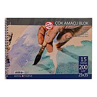 TALENS RESİM BLOĞU 25x35 15 YAPRAK 200gr (T200253515) - TALENS
