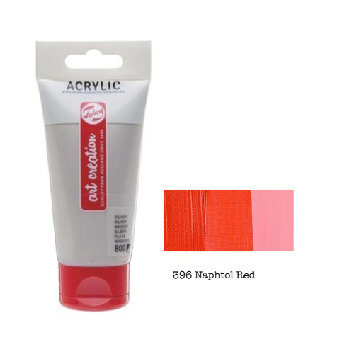Talens Akrilik Boya 396 Naphthol Red Medium 75Ml (Rt3511396M) - 1