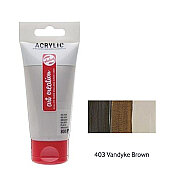 TALENS AKRİLİK BOYA 403 VANDYKE BROWN 75ml (RT3511403M) - TALENS