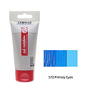 TALENS AKRİLİK BOYA 572 PRİMARY CYAN 75ml (RT3511572M) - TALENS