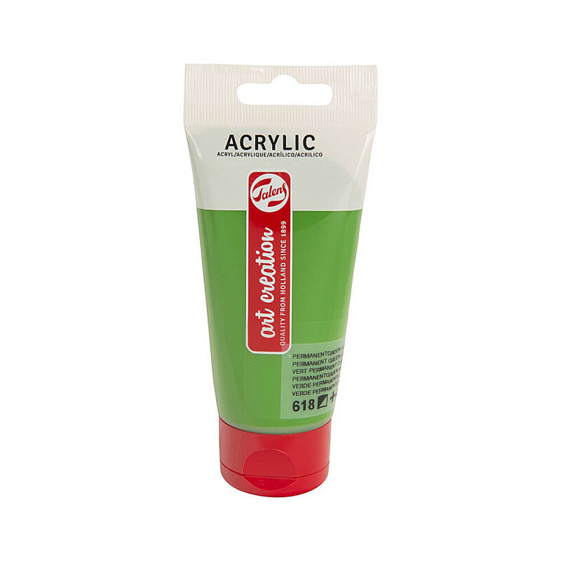 TALENS AKRİLİK BOYA 618 PERMANENT GREEN LİGHT 75ml (RT3511618M)
