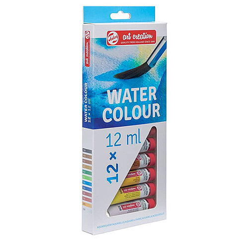 TALENS SULU BOYA SETİ 12 RENKx12ml (RT9022012M) - 1
