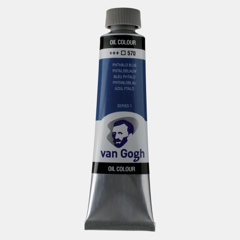 Van Gogh Yağlı Boya 570 Phthalo Blue 40Ml (02055703) - 1