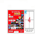 Tanex 2304 Laser Etiket 105X140Mm 4X100 400 Adet - TANEX