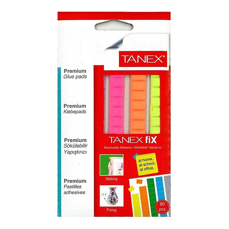 TANEX 5050 FİX HAMUR YAPIŞTIRICI RENKLİ 50gr
