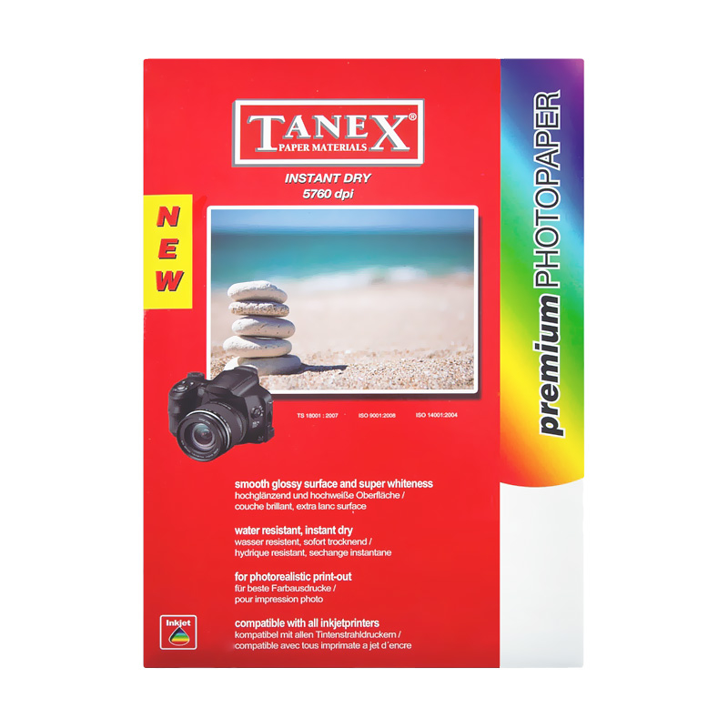 TANEX 150A4 025 FOTOĞRAF KAĞIDI A4 25 SAYFA 150gr