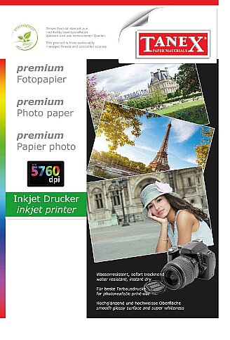 TANEX 200A4 025 FOTOĞRAF KAĞIDI A4 25 SAYFA 200gr - 2