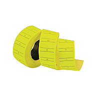 TANEX FİYAT ETİKETİ 12x21mm FOSFORLU SARI 6LI (TNX1221550800) - TANEX