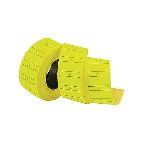 TANEX FİYAT ETİKETİ 12x21mm FOSFORLU SARI 6LI (TNX1221550800) - 1