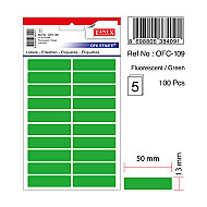 TANEX OFC-109 FLORESAN ETİKET YEŞİL POŞET - TANEX (1)