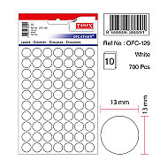 TANEX OFC-129 BEYAZ ETİKET POŞET - TANEX (1)