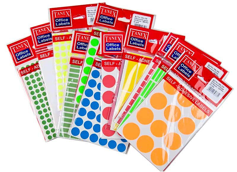 TANEX OFC-132 BEYAZ ETİKET POŞET