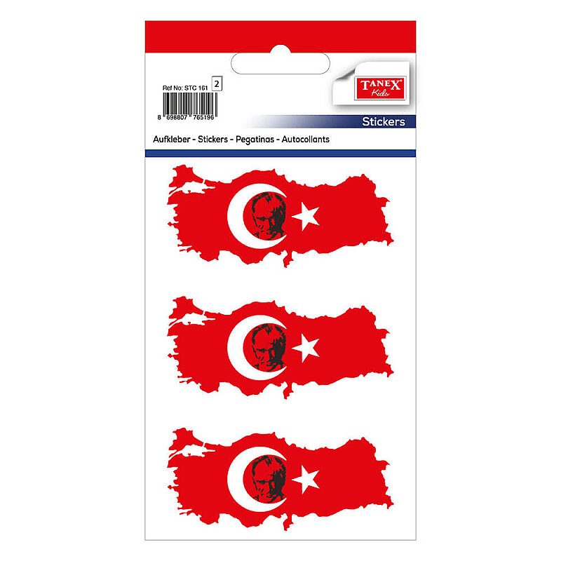 TANEX STC-161 TÜRKİYE HOLOGRAM ETİKETİ-2 2Lİ POŞET