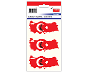 Tanex Stc-163 Türkiye Hologram Etiketi-4 2li Poşet - 1