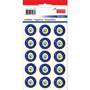 Tanex Stc-173 Nazar Etiketi 25Mm 2Li Poşet - 1