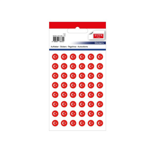 TANEX STC-252 BAYRAK ETİKETİ 10mm 2Lİ POŞET - 1