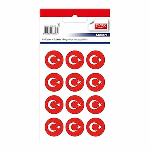 TANEX STC-255 BAYRAK ETİKETİ 25mm 2Lİ POŞET