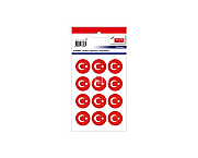 TANEX STC-256 BAYRAK ETİKETİ 30mm 2Lİ POŞET