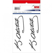 Tanex Stc-278 Ata İmza Etiketi-4 2Li Poşet - TANEX