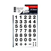 Tanex Stc-506 Rakam Etiketi 15Mm 2Li Poşet - TANEX