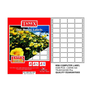 Tanex Bilgisayar Sürekli Form Etiketi 23X40Mm 4320 Adet - TANEX