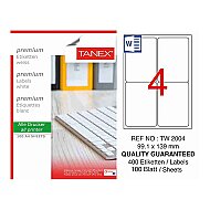 TANEX 2004 LASER ETİKET 99x139mm 4x100 400 ADET - TANEX