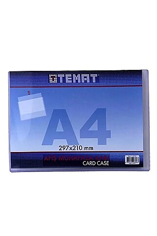 TEMAT TABELA POŞETİ AFİŞ MUHAFAZA KABI A4 ŞEFFAF (273244) - 1